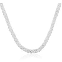 Colar de prata 925 laminada com 6 fios 40 e 45 cm Colar de prata 925 laminada com 6 fios 40 e 45 cm