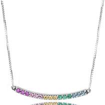 Colar de Prata Arco - Íris Signature