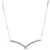 Colar de Prata Chevron Brilhante