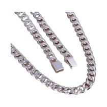 Colar De Prata Esterlina 925 De 10MM Para Homens E Mulheres, 20, 22, 24 Polegadas, Joia De Casamento Colar De Prata Esterlina 925 De 10MM Para Homens E Mulheres, 20, 22, 24 Polegadas, Joia De Casamento