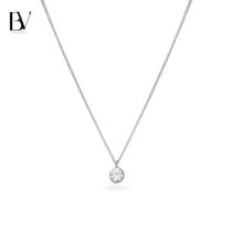 Colar de Prata Feminino Ponto de Luz 45cm - Prata 925 Colar de Prata Feminino Ponto de Luz 45cm - Prata 925