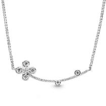 Colar de Prata Flores Colar de Prata Flores