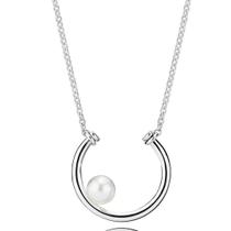 Colar de Prata Pérolas Contemporânea Colar de Prata Pérolas Contemporânea