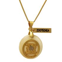 Colar de Profissão Softjoias Zootecnia Zootecnista Folheado a Ouro 18K