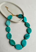 Colar De Resina Placa Mesclado Colar De Resina Placa Mesclado