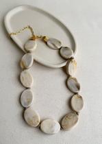 Colar De Resina Placa Mesclado Colar De Resina Placa Mesclado