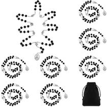 Colar de rosário Ecation Seven Sorrows of Mary Wood/Alloy