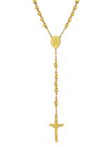 Colar de rosário Supcare Catholic Beads Gold Virgin Mary Colar de rosário Supcare Catholic Beads Gold Virgin Mary