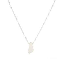 Colar de Semijoia Cachorrinho Banhado a Ródio