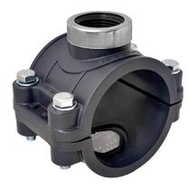 Colar de Tomada PP Reforçado Inox ASTM/NPT 2" x 1/2" - Aqua Plastic Colar de Tomada PP Reforçado Inox ASTM/NPT 2" x 1/2" - Aqua Plastic