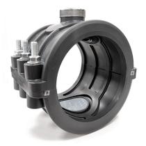 Colar de Tomada PP Reforçado Inox ASTM/NPT 8" x 3" para Sistemas Hidráulicos