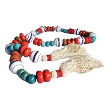 Colar Decorativo 244cm Mix Color Branco Vermelho Pastore Colar Decorativo 244cm Mix Color Branco Vermelho Pastore