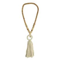 Colar Decorativo Em Madeira Natural 66 cm - Espressione