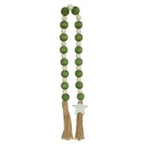 Colar Decorativo Estrela Branco e Verde 80 cm F04 - D'Rossi