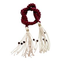 Colar Decorativo Laço de Algodão Ornamento para Mesa Vinho