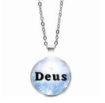 Colar Deus Unissex Sentimento Fé