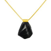 Colar Deusa Obsidiana Negra Colar Deusa Obsidiana Negra