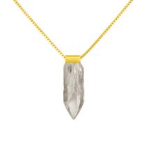 Colar Deusa Ponta de Cristal