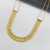Colar Diana Veneziana Duplo - Banhado em ouro 18k Colar Diana Veneziana Duplo - Banhado em ouro 18k