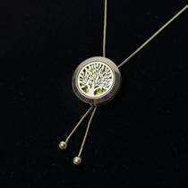 Colar Difusor Aromático Mandala Gravata desenho ÁRVORE DA VIDA