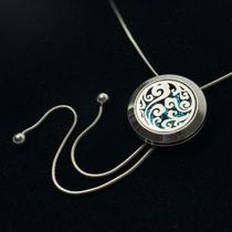 Colar Difusor Aromático Mandala Gravata desenho CASHMERE