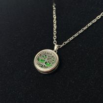 Colar Difusor Aromático Mandala Pingente modelo ÁRVORE DA VIDA