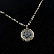 Colar Difusor Aromático Mandala Pingente modelo CORAÇÃO