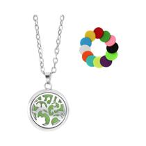 Colar Difusor De Óleo Essencial Em Aço Inoxidável Para Mulheres, Joia De Aromaterapia Com Pingente Colar Difusor De Óleo Essencial Em Aço Inoxidável Para Mulheres, Joia De Aromaterapia Com Pingente