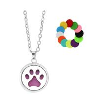 Colar Difusor De Óleo Essencial Em Aço Inoxidável Para Mulheres, Joia De Aromaterapia Com Pingente Colar Difusor De Óleo Essencial Em Aço Inoxidável Para Mulheres, Joia De Aromaterapia Com Pingente