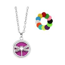 Colar Difusor De Óleo Essencial Em Aço Inoxidável Para Mulheres, Pingente De Joia De Aromaterapia Colar Difusor De Óleo Essencial Em Aço Inoxidável Para Mulheres, Pingente De Joia De Aromaterapia