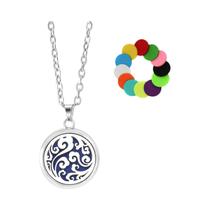 Colar Difusor De Óleo Essencial Em Aço Inoxidável Para Mulheres, Pingente De Joia De Aromaterapia Colar Difusor De Óleo Essencial Em Aço Inoxidável Para Mulheres, Pingente De Joia De Aromaterapia