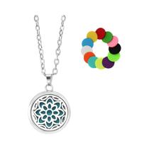 Colar Difusor De Óleo Essencial Em Aço Inoxidável Para Mulheres, Pingente De Joia De Aromaterapia Colar Difusor De Óleo Essencial Em Aço Inoxidável Para Mulheres, Pingente De Joia De Aromaterapia