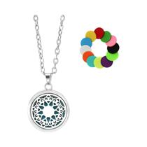 Colar Difusor De Óleo Essencial Em Aço Inoxidável Para Mulheres, Pingente De Joia De Aromaterapia Colar Difusor De Óleo Essencial Em Aço Inoxidável Para Mulheres, Pingente De Joia De Aromaterapia