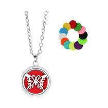 Colar Difusor De Óleo Essencial Em Aço Inoxidável Para Mulheres, Pingente De Joia De Aromaterapia Colar Difusor De Óleo Essencial Em Aço Inoxidável Para Mulheres, Pingente De Joia De Aromaterapia