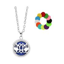 Colar Difusor De Óleo Essencial Em Aço Inoxidável Para Mulheres, Pingente De Joia De Aromaterapia Colar Difusor De Óleo Essencial Em Aço Inoxidável Para Mulheres, Pingente De Joia De Aromaterapia