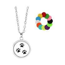 Colar Difusor De Óleo Essencial Em Aço Inoxidável Para Mulheres, Pingente De Joia De Aromaterapia Colar Difusor De Óleo Essencial Em Aço Inoxidável Para Mulheres, Pingente De Joia De Aromaterapia