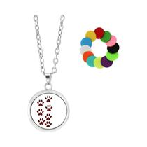 Colar Difusor De Óleo Essencial Em Aço Inoxidável Para Mulheres, Pingente De Joia De Aromaterapia Colar Difusor De Óleo Essencial Em Aço Inoxidável Para Mulheres, Pingente De Joia De Aromaterapia