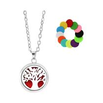 Colar Difusor De Óleo Essencial Em Aço Inoxidável Para Mulheres, Pingente De Joia De Aromaterapia Colar Difusor De Óleo Essencial Em Aço Inoxidável Para Mulheres, Pingente De Joia De Aromaterapia