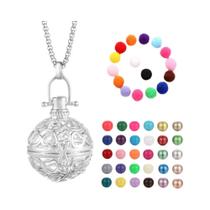 Colar Difusor De Óleo Essencial Para Aromaterapia, Design De Gaiola De Pássaro Com Cristal E Colar Difusor De Óleo Essencial Para Aromaterapia, Design De Gaiola De Pássaro Com Cristal E