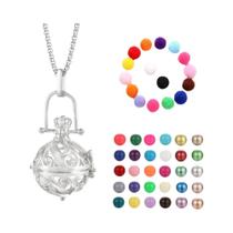 Colar Difusor De Óleo Essencial Para Aromaterapia, Design De Gaiola De Pássaro Com Cristal E Colar Difusor De Óleo Essencial Para Aromaterapia, Design De Gaiola De Pássaro Com Cristal E