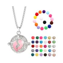 Colar Difusor De Óleo Essencial Para Aromaterapia, Design De Gaiola De Pássaro Com Cristal E Colar Difusor De Óleo Essencial Para Aromaterapia, Design De Gaiola De Pássaro Com Cristal E