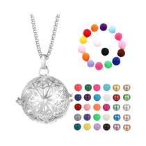 Colar Difusor De Óleo Essencial Para Aromaterapia, Design De Gaiola De Pássaro Com Cristal E Colar Difusor De Óleo Essencial Para Aromaterapia, Design De Gaiola De Pássaro Com Cristal E