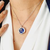 Colar Difusor Escorpião em AÇO INOXIDÁVEL - ANTIALÉRGICO