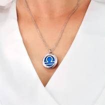 Colar Difusor Libra em AÇO INOXIDÁVEL - ANTIALÉRGICO Colar Difusor Libra em AÇO INOXIDÁVEL - ANTIALÉRGICO