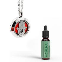 Colar Difusor Mãos de Fátima + Óleo Essencial +Amor +Calma Colar Difusor Mãos de Fátima + Óleo Essencial +Amor +Calma