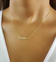 Colar Dinda Banhado a Ouro Colar Dinda Banhado a Ouro