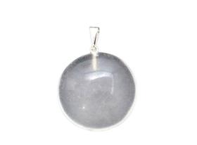 Colar Disco Liso Cristal Opalado Pedra Natural Pino Dourado Colar Disco Liso Cristal Opalado Pedra Natural Pino Dourado