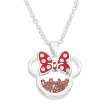 Colar Disney Minnie Mouse January Garnet CZ Birthstone Colar Disney Minnie Mouse January Garnet CZ Birthstone