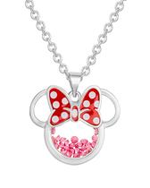 Colar Disney Minnie Mouse October Birthstone para mulheres