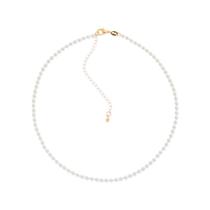 Colar Dourado Chocker de Pérolas Colar Dourado Chocker de Pérolas